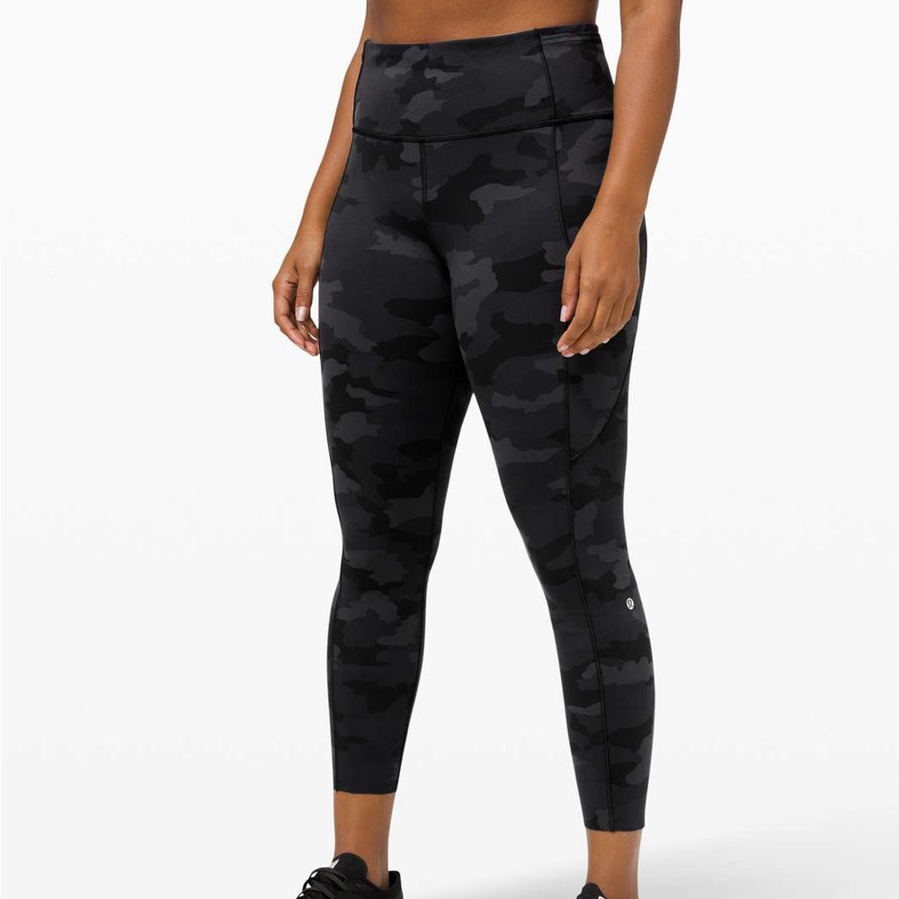 Lululemon - Fast and Free Tight 25 Nulux - Heritage 365 Camo Deep Coal Multi - 4